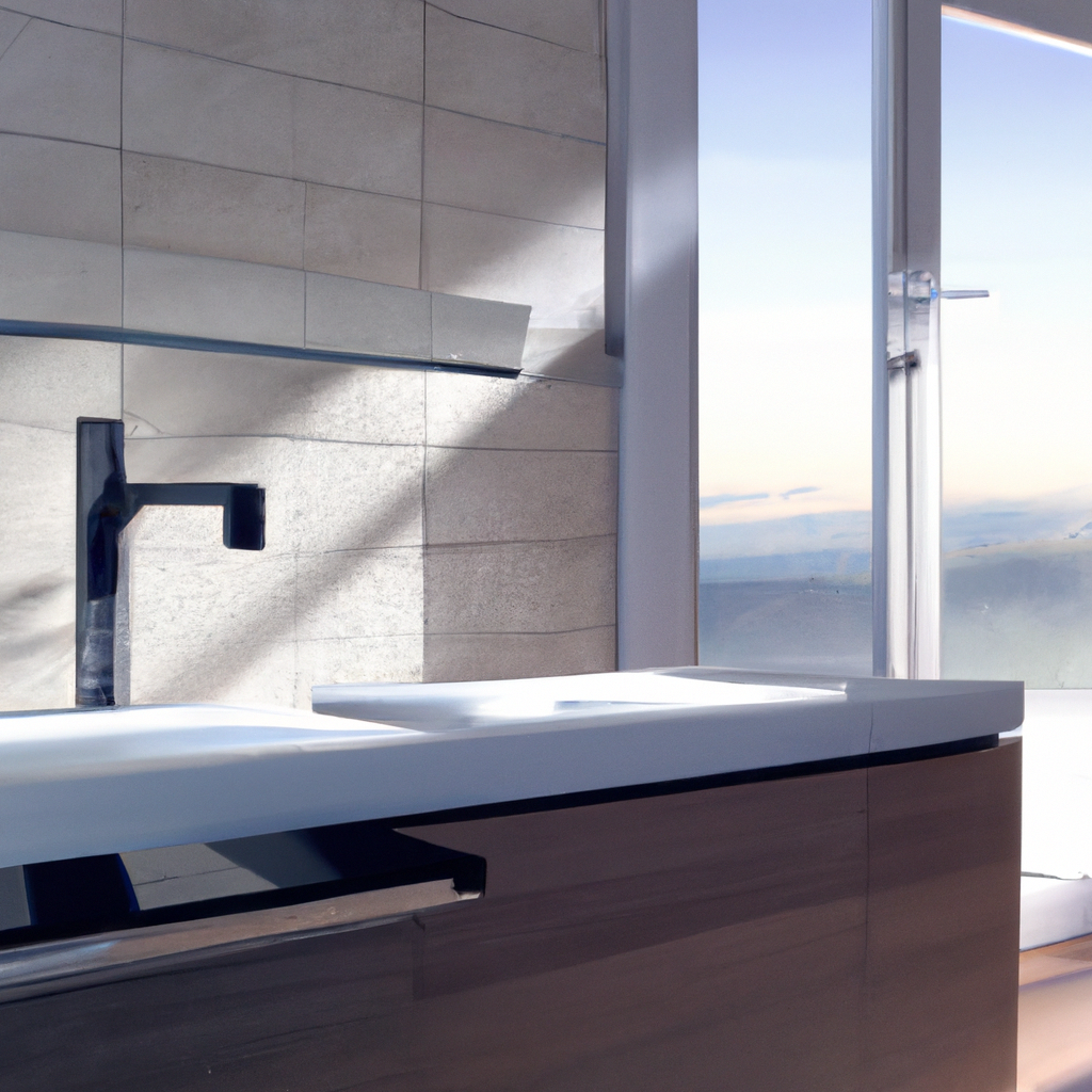 Interni ristrutturati in stile moderno italiano con cucina, bagno e soggiorno